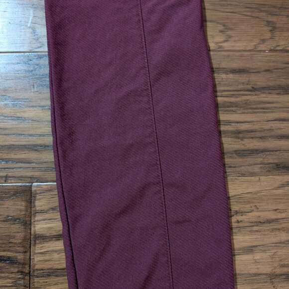 RW&CO slim dress pant leggings burgundy size XS - Picture 9 of 15